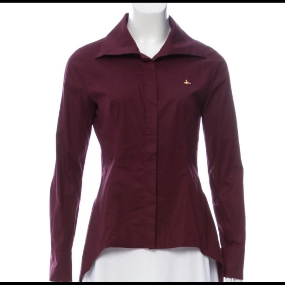 Vivienne Westwood Anglomania Button-Up Asymmetrica